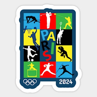 Paris Olympics 2024 Sticker